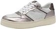 Tamaris Schn&uuml;rer Damen Vegan sportlich metallic,EU 39