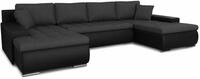 Sofnet Wohnlandschaft mit Schlaffunktion Faris U-Form - Couch, Schlafsofa mit