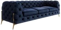 S-Style M&ouml;bel Milton Sofa 3-Sitzer Chesterfield-Sofa f&uuml;r Wohnzimmer Lounge...