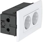 BETTERMANN Steckdoseneinheit 2-fach, 84x140x59mm SDE-R