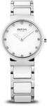 Bering Damen Quarz Uhr | Armbanduhr 29 mm Edelstahlgeh&auml;use und Zifferblatt