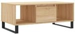 vidaXL Couchtisch, Sofatisch f&uuml;r Wohnzimmer, Wohnzimmertisch mit viel Stauraum,