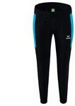 Erima Damen Team Basic Pr&auml;sentationshose (1102249), schwarz/Curacao, 38