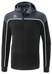 Erima Unisex Kinder CHANGE by Trainingsjacke mit Kapuze (1032304), black grey/slate