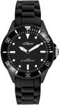 s.Oliver Unisex-Uhr Analog Quarz mit Silikonarmband &ndash; SO-2295-PQ