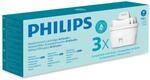 Philips Water Wasserfilter-Kartusche Antikalk+, 3er-Pack, BIS ZU 50 % WASSERH&Auml;RTE