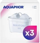 AQUAPHOR 500734 Filterkartusche MAXFOR+ Mg Pack 3 - gegen Kalk & Chlor, mit