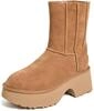 UGG Stivali da Donna Classic Twin Seam New Heights, Castagna, 40 EU