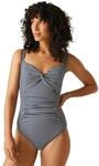 Regatta Sakari Damen-Badeanzug, Bauchkontrolle, Sommer, Urlaub, Blau