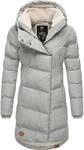 Ragwear wasserdichter Damen Wintermantel warmer Steppmantel lang mit Kapuze Pavla