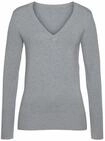 VIVANCE Damen V-Ausschnitt-Pullover