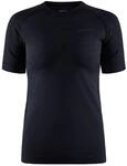 Craft CORE Dry Active Comfort SS | Funktionsshirt Damen Kurzarm XS | Black 