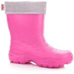 LEMIGO Unisex Kinder EVA Gummistiefel Gef&uuml;ttert Leichte Warme Regenstiefel...