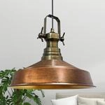 bamyum Asletl H&auml;ngelampe Industrial Vintage &Oslash;41 cm, K&uuml;chenlampe H&auml;ngend...