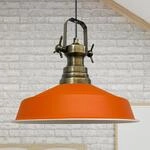 bamyum Asletl H&auml;ngelampe Industrial aus Metall &Oslash;41 cm, K&uuml;chenlampe Vintage,