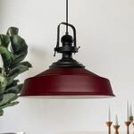 bamyum Asletl H&auml;ngelampe Industrial Metall &Oslash;40 cm, K&uuml;chenlampe Vintage,