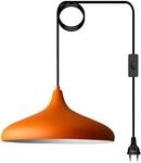 bamyum Champion H&auml;ngelampe Orange mit Stecker 35 cm, Pendelleuchte,...