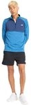 New Balance Herren Athletics Heat Grid 1/2 Zip, Reiher Blue, L