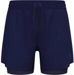 Odlo Herren Zeroweight 5 Inch 2-in-1 Shorts, Eclipse, XL