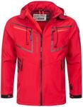 Arctic Seven Herren Softshell Jacke Funktionsjacke Outdoor Regenjacke Atmungsaktiv