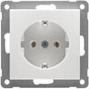 PEHA 00318351 Badora Schuko-Steckdose mit Steckklemmen, reinwei&szlig;
