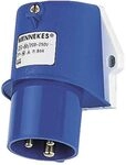 MENNEKES CEE Wandger&auml;testecker, 16 A, 3-polig, 230 V, 6h, IP44, Schraubkontakt,