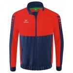 Erima Herren Six Wings Pr&auml;sentationsjacke (1012205), new navy/rot, L