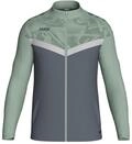 JAKO ICONIC Unisex Kinder Polyesterjacke Gr. 164 Anthra Light/Mintgr&uuml;n/Soft Grey -