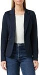 ICHI IHKATE BL Damen Blazer Kurzblazer Jacke Ein-Knopf-Blazer mit Stretch und