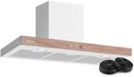 Klarstein ZenFusion T Dunstabzugshaube - 90 cm Wandmontage, 885 m&sup3;/h Boost,