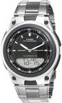 Casio HerrenArmbanduhr Analog-Digital Quarz Edelstahl AW-80D-1AVES