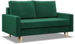 Mebligo - Sofa mit Schlaffunktion und Bettkasten Blank, 2 Sitzer Sofa 152 cm Breit,