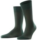 FALKE Herren Socken Fine Shadow M So Baumwolle gemustert 1 Paar, Gr&uuml;n Hunter Green