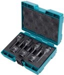 Makita Schlagschrauber-Stecknuss Set, 7-teilig, Schwarz, mit Aufbewahrungskoffer