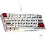 Newmen GM610 Gaming Tastatur Kabellos,60% Prozent Mechanische Tastatur