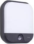Oktaplex Cera Aussenlampe mit Bewegungsmelder IP54 Au&szlig;enwandleuchte 3000K...