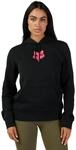 Fox Racing Women's Standard Fox Head Fleece PO, Black/Pink, X-Large