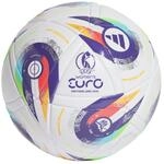 adidas Unisex Womens EUROs 2025 Official Football, White / Pantone / Pantone / Lucid