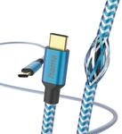 Hama Ladekabel &bdquo;Reflective USB C auf USB C, Nylon, Schnellladung, 1,5m | Handy