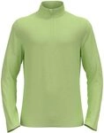 Odlo Fleecepullover f&uuml;r Herren Roy | Shadow Lime - Lime Cream | Gr&ouml;&szlig;e XL 