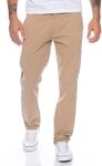 Rock Creek Herren Designer Chino Hose Regular Slim Chinohose RC-390 Dunkelbeige W33