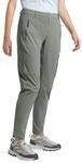 Jack Wolfskin Damen Hikeout Pants Wanderhose, Slate Green, 36 EU