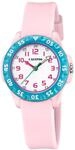 Calypso Kinderuhr Analog - Kautschuk Rosa - Quarzwerk - Robustes Glas - Wasserdicht