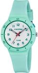 Calypso Unisex Armbanduhr Analog - Kautschuk Gr&uuml;n - Quarzwerk - Robustes Glas -