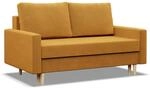 Mebligo - Sofa Mit Schlaffunktion Und Bettkasten Blank, 2 Sitzer 152 Cm Breit,