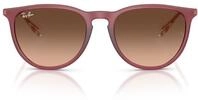 Ray-Ban Rb4171 Erika, Brille Uni-Erwachsene, Gummi lila/rosa Farbverlauf Braun, 54