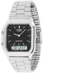 Casio Unisex Quartz Armbanduhr, 34.00mm Geh&auml;usegr&ouml;&Atilde;&Yuml;e mit schwarz analog/digital