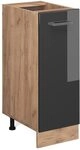 Vicco Apothekerschrank R-Line, Anthrazit Hochglanz, 30 cm ohne Arbeitsplatte,...
