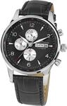Jacques Lemans Herren-Armbanduhr London Analog Quarz Leder 1-1844A
