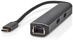 NEDIS USB Multi-Port-Adapter USB 3.2 Gen 1 | USB-C Stecker | HDMI Buchse / RJ45